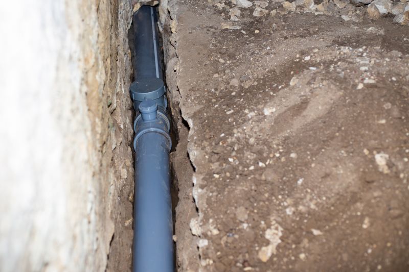 Drainage pipe installation